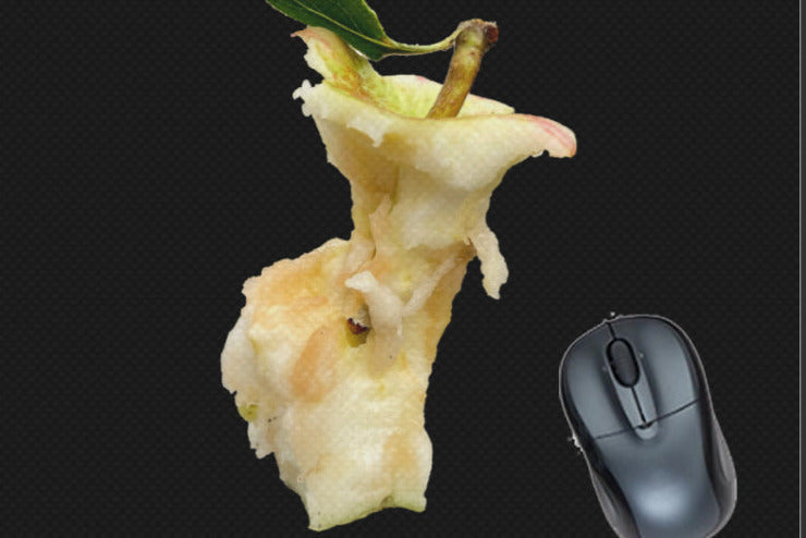 Tapis de souris Trognon de pomme