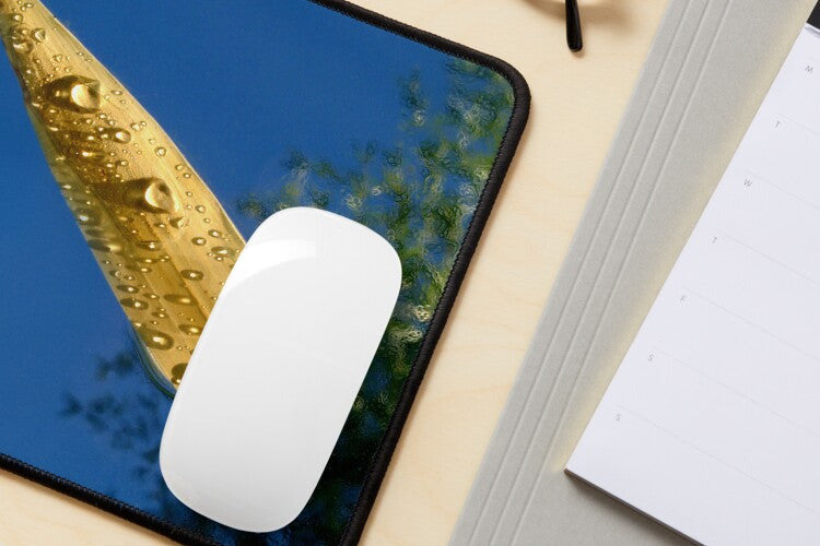 Tapis de souris Feuille sur l'eau